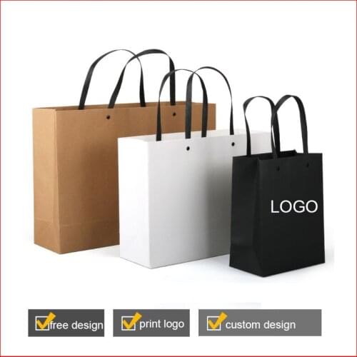 Wholesale Luxury 250gms high quality shopping bag custom paper bag with logo