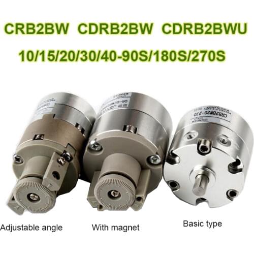 CRB2BW CDRB2BW Pneumatic Rotary Actuator Rotary Cylinder CRB2BW15-90S CRB2BW15-180S CDRB2BW15-90S CDRB2BW15-180S CDRB2BWU15-90S