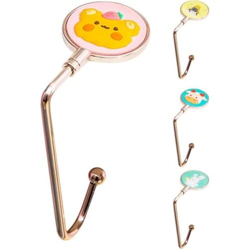 Portable Foldable Bag Purse Hook Handbag Hanger Purse Hook Handbag Holder Shell Bag Folding Table Desk Hook Home Accessories