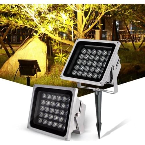 RGB Led Floodlight 6W 12W 30W 50W 100W Outdoor Wall Lamp Reflector Waterproof Garden Lighting White Red Blue Green Flood Light