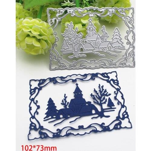 Christmas tree background Cutting Dies Scrapbooking Photo Album Embossing Paper Card Making Decor Die Nouveau Arrivage 2020 New