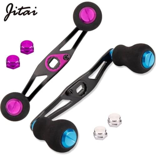 JITAI Fishing Reel Handle EVA Knob For Daiwa/Abu Baitcasting Fishing Wheels Rocker Accessories Hole size 7*4/8*5MM Free Shipping