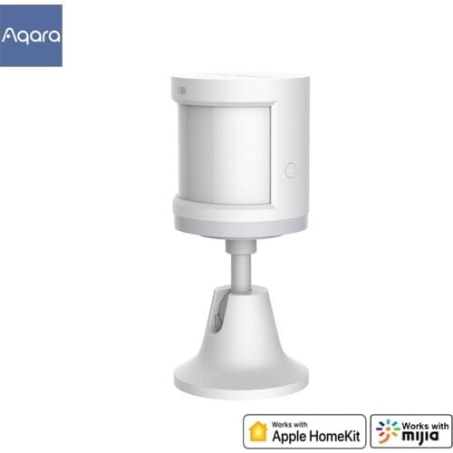 Original Aqara Human Body Motion Sensor Light Intensity Detection ZigBee Wireless Connection Works with Apple HomeKit Mijia APP
