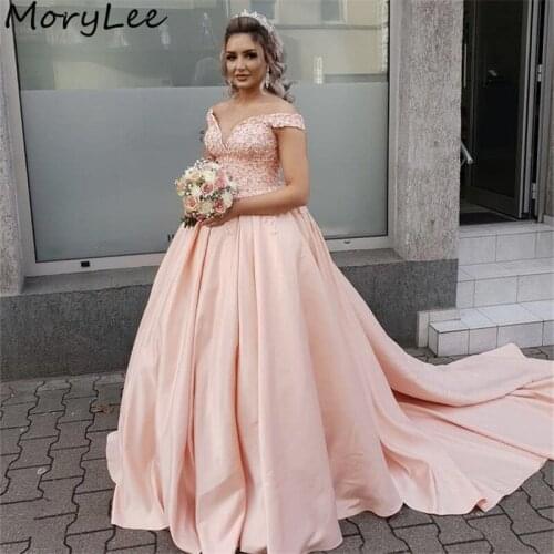 Prom Dresses Elegant Off The Shoulder A-Line Satin Lace Crystal Prom Dresses With Lace Up Back vestidos de fiesta de noche