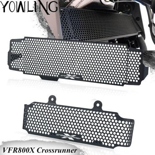 Motorcycle Radiator Grille Guard Cover & Oil Cooler Guard Protector For Honda VFR800X Crossrunner 2015 2016 2017 2018 2019 2020