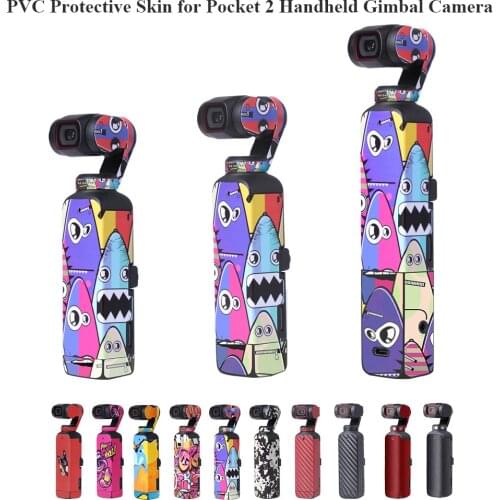 Protective Decal for DJI Osmo Pocket 2 Stickers Scratch-Proof Decals Full Cover Skin for Osmo Pocket 2 Gimbal Camera Accessories