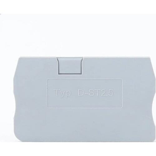 10pcs Terminal End Plate D-ST2.5 for ST1.5 2.5 Terminal Block
