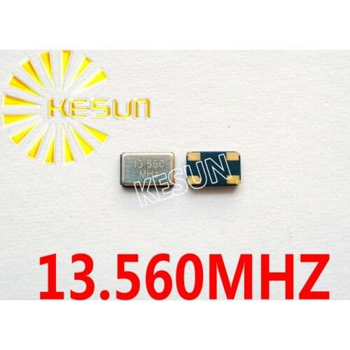 13.560MHZ 13.560M 5*3.2mm 5032 4Pin SMD XTAL Crystal Oscillator x 50PCS
