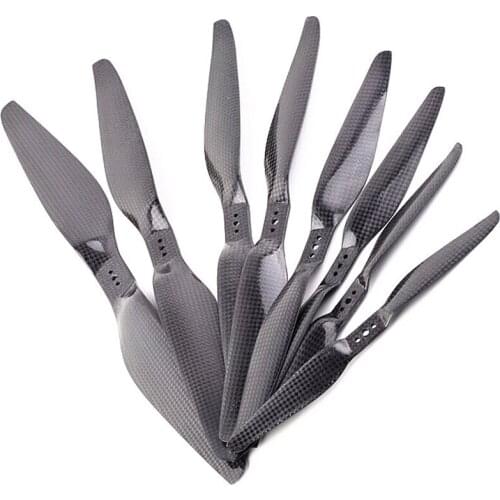 2-Blades Paddle RC Parts Carbon Fiber Propeller Blade 1655 , 1855 For Quadcopter