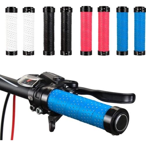 2pcs/1 Pair Mountain Road Bicycle MTB Handlebar Cover Grips Cycling Bike Anti-slip Handle Grip Lock Cycling Equipment
