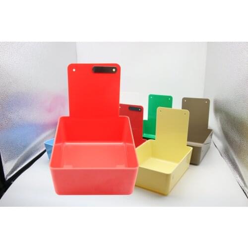 4pcs/lot Dental Lab Plastic Work Tray Storage Box Dental Tools Teeth Container Sorting Case
