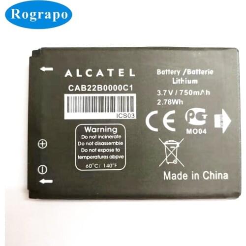 New CAB22B0000C1 CAB22D0000C1 CAB3010010C1 Battery For ALCATEL One Touch 2012D 2010D 2010X 2012D 2051D CA356 665 OT-2010 OT-665