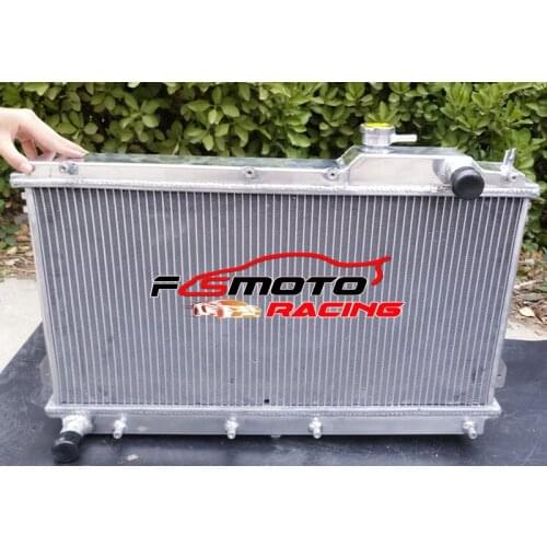 52mm 2 Row Aluminum Radiator For Mazda Miata MX5 MX-5 MX V NA L4 1.6L/1.8L 1990-1997 Manual MT Eunos Roadster 90 91 93 94 95 97