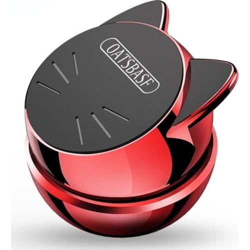 OATSBASF Universal Cute Cat Car Phone Holder 360 Degree Magnetic Cellphone Stand Mount Desktop Tablet iPad Bracket