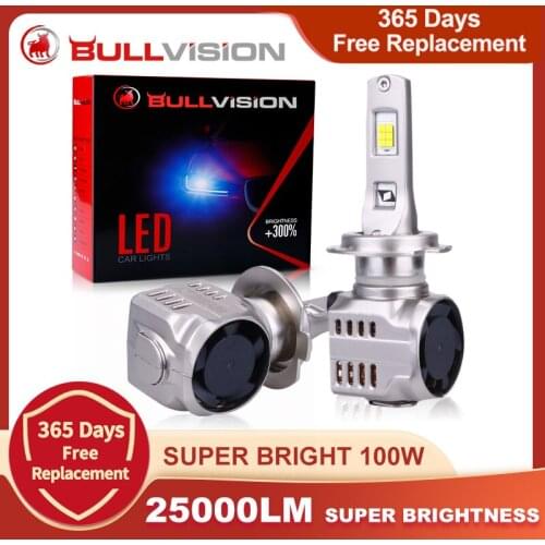 Car фонарь налобный H4 Hi/Lo Beam LED H7 H8 H9 H11 9005 9006 Canbus no error 100W 25000lm 6500K Auto Headlamp Fog Light Bulbs