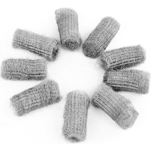 12pcs/lot Cleaner Sponge Metal Mesh Super Detergent Tool Kitchen Steel Wool Degreasing Cleaning Tool Pot Brush Cleaner