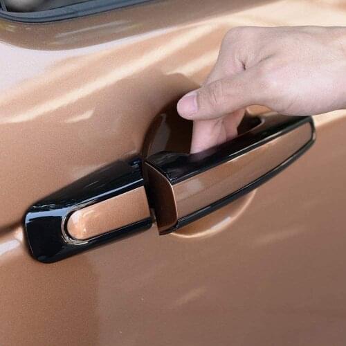 For Land Rover Discovery Sport 2014-2017 Shiny Silver ABS Plastic Chrome Door Handle Cover Trim Auto Accessories