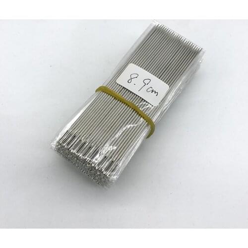 8.9cm 50PCS/LOT Stainless Steel Large Eye Sewing Needles Pins Set Home DIY Crafts Household Accessories 1.0*89mm