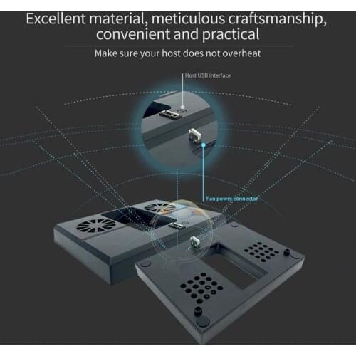 Game Accessories Portable Low Noise Game Console Cooling Fan for Xbox Series X