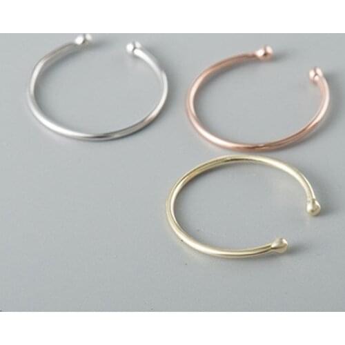 Red Trees Brand Fine Jewelry 925 Sterling Silver Toe Rings For Women / Ladies Adjustable Size