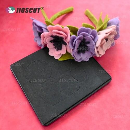 Metal templates flower,handmade hair clips wood cutting dies,used to most machine fl0074