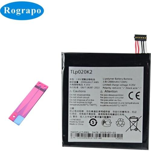 TLp020K1 TLp020K2 Mobile Phone Replacement Battery Accumulator For Alcatel One Touch Idol 3 4.7 6039 6039H 6039Y 6039K 6039S
