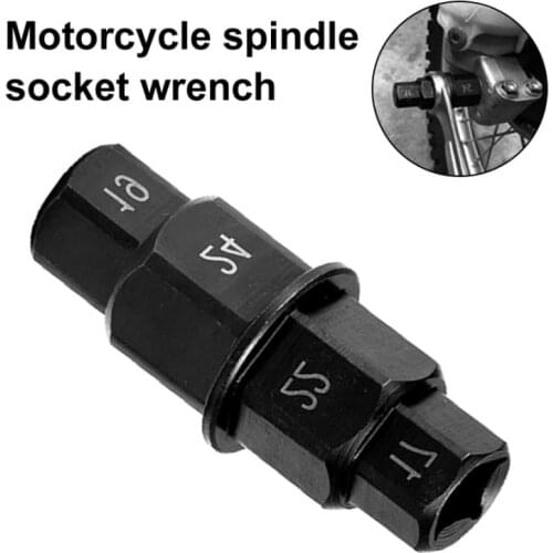Motorcycle Front Rear Wheel Axle Hex 17 19 22 24mm Axle Hex Spindle Driver Removal Tool for Honda/Kawasaki/Suzuki/Yamaha