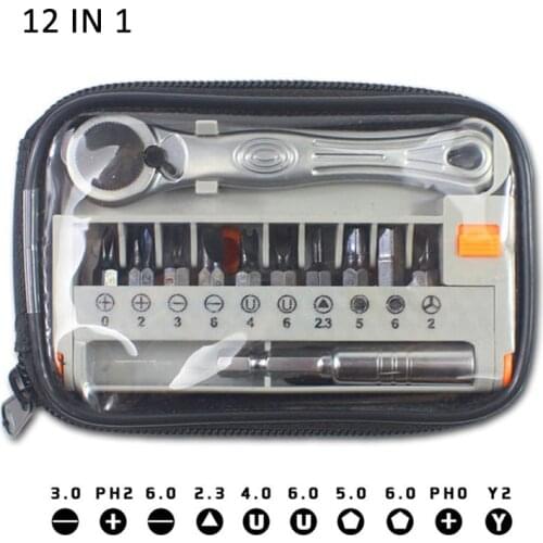 Ratchet Screwdriver Set 12 In 1 Precision Screw Driver Torx Screwdriver Repair Hand Tool Set Multifunctional Screwdriver Kit
