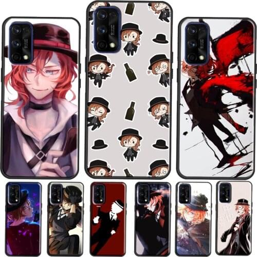 Bungou Stray Dogs Nakahara Chuuya Case For OnePlus 9 Pro 7 8 Nord 7T 8T 9R Cover Shell For Realme 8 Pro 6 7 Q3 Pro GT Neo C3