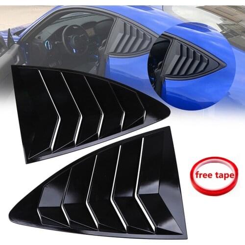 Rear Quarter Window Louvers Spoiler Panel for Scion FRS Subaru BRZ Toyota 86 GT86 2013-2018 ABS Stickers
