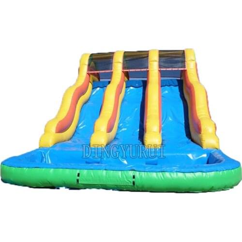 Customizable giant slide inflatable water slide pool slide on sale