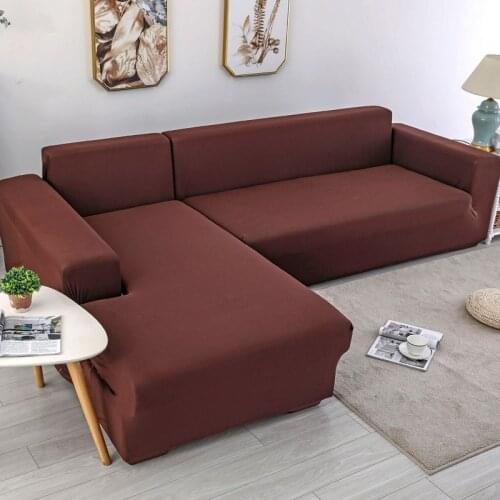Solid Colors All-inclusive Elastic Thicken Universal Couch Cover Cushion For Bedroom Book Room Home All Season Home Textile