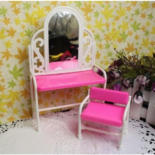 O for U Girl Favorite Birthday Gift Furniture For 30cm Dolls Kids Play Toys Fancy Classical Dresser Set Doll Accessories Toy
