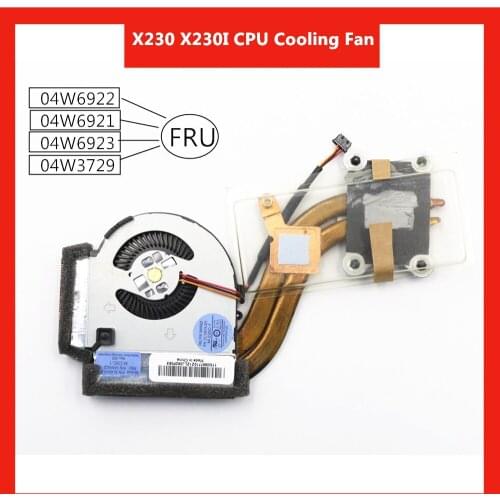 For Lenovo Thinkpad X230 12.5" Genuine Laptop CPU Cooling Fan w/ Heatsink FRU 04W6922 04W6921 04W6923 04W3729