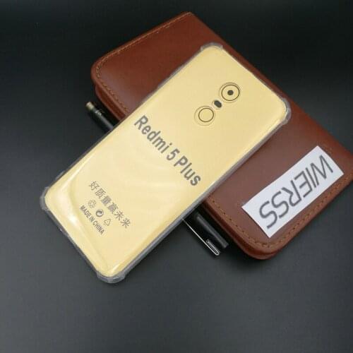 For Xiaomi Redmi 5 Plus Anti-knock Phone Case for Xiaomi Redmi 5 16GB 3GB 32GB 64GB Transparent Back cover Case Etui fundas