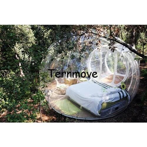 Clear camping tent giant outdoor trade show and event tents,hot sale inflatable transparent tent,camping house hotel tent
