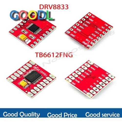 TB6612FNG, módulo de tablero de motor, tamaño pequeño, alto rendimiento, súper L298N, carro de autoequilibrio 3PI, soporte DRV88