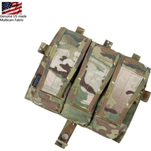 TMC Tactical TRI Pouch Front Panel Mag Pouch Triple Magazine Pouch For AVS Airsoft Tacitcal Gear 3153