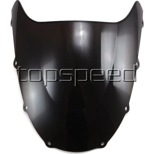 Motorcycle Windshield Windscreen For Kawasaki Ninja ZX9R 1998-1999 Black