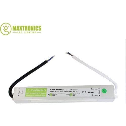 Wholesale price 12V 36W Waterproof Electronic LED Driver Transformer Power Supply AC to DC Switch for 3528 5050 LED Strip light