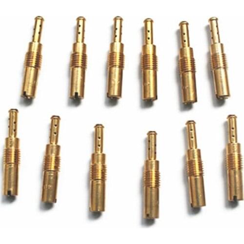 10X Pilot/Slow Jet for motorcycle GY6 carburetor PWK Keihin PE CVK FCR PWM PJ CBR CR N424-21 OKO CVK 30-52 Injector Nozzle