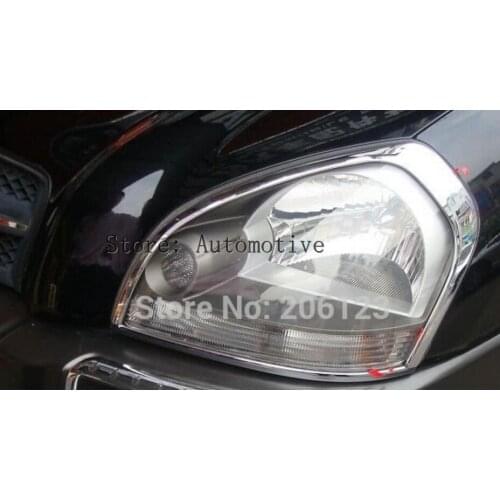 2005-2009 for Hyundai Tucson ABS Chrome Front headlight Lamp Cover