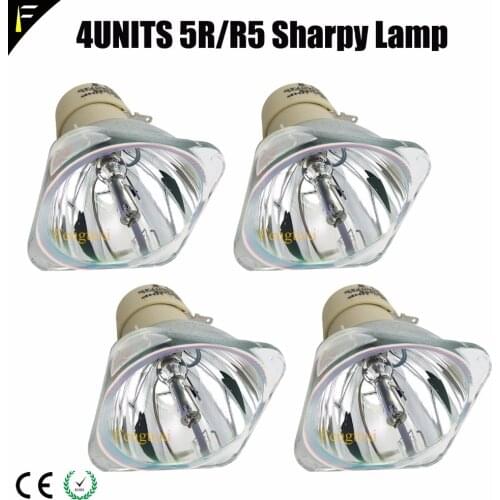 4pcs/lot Beam 5R / 200W Light Bulb R5 / 200 W Spot Light For Stage Bar Wedding Moving Head Lamp Module Replacement Lamp 5r/r5