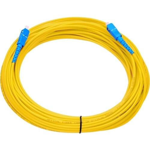 5M SC-SC Simplex 9/125 Single Mode SM Fiber Optic Cable Patch Cord