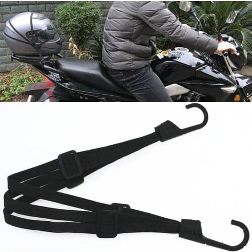 60Cm Motorhelm Bandjes Motorfiets Accessoires Haken Bagage Intrekbare Elastische Touw Vaste Strap Motos Helm Bagage Netto