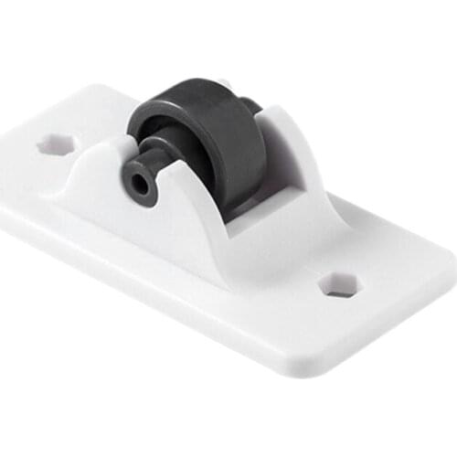 8Pcs Adhesive Casters Pulley Rollers for Drawer Storage Box Trash Can Small Furniture Hardware Directional Wheels