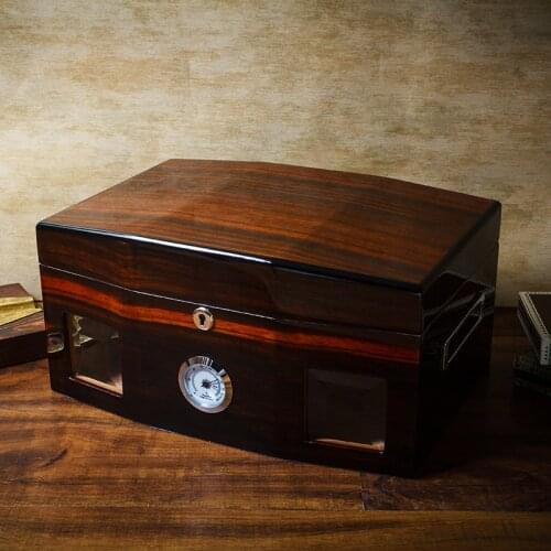 Big Capacity 100 Cigars Cedar Wood Cigar Humidor W/Locked Humidifier Hygrometer Tobacco Cigarette Case Box Holder For COHIBA