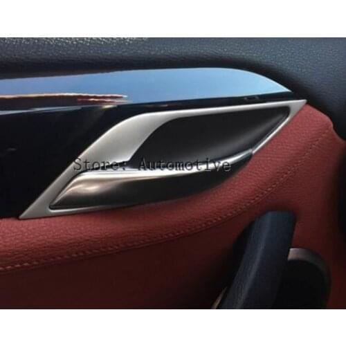 For BMW X1 E84 Interior Side Door Handle Bowl Cover Trim 2009-2015 4pcs