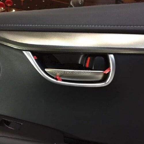 For Lexus NX NX200 NX200T NX300H 2015 2016 2017 ABS Chrome Door Handle Bowl Cover Trims Interior Car Styling Accessories