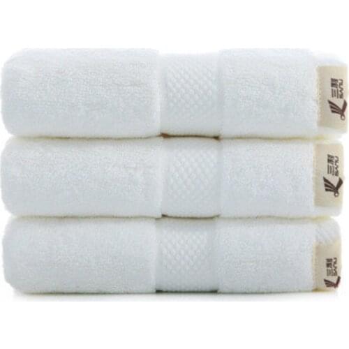 Home Super Absorbent Face Towels High Quality 3Pcs Thicken 140G Cotton Towel Bathroom Couple New Year Gift for Adults Home Hotel